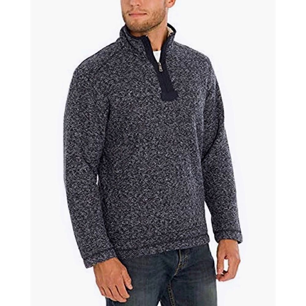 Orvis Men’s Size Medium Fleece Sherpa Lined Pullover Sweater
